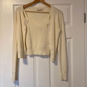 Two piece cardigan and tank set from Abercrombie&Fitch